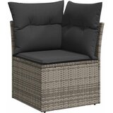  10-dijelni set vrtnih sofa poliratan s jastucima svijetlosivi | shoptok.hr