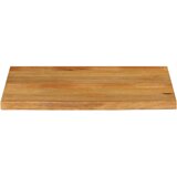 Stolna ploča sa živim rubom 80x60x2,5 cm od masivnog drva manga | shoptok.hr