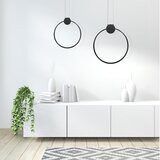 Toolight Zidni svijećnjak LED APP1395-CP BLACK 40cm | shoptok.hr