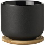 Stelton Črna skodelica za kapučino iz kamenine 200 ml Theo &amp;ndash; Slike