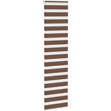 Zebra zavjesa smeđa 65x200 cm širina tkanine 60,9 cm poliester | Shoptok.si