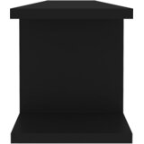 Zidne police 2 kom crne 90 x 18 x 20 cm konstruirano drvo | shoptok.hr
