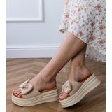 D/CEO Green espadrille flip-flops with rhinestones and stones Najros | Shoptok.si