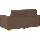  3-delni kavč s blazinami rjava tkanina, (22054500) | Shoptok.si