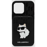 Karl Lagerfeld Etui za telefon iPhone 15 Pro Max 6.7" črna barva