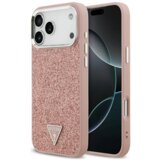  maska guess glitter triangle logo magsafe za iphone 17 pro max pink | Eponuda.com