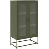  Visoka ploča maslinasto zelena 68x39x123 cm čelik | shoptok.hr