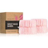 BrushArt Home Salon Wrist wash bands zapestnice proti brizganju vode pri umivanju obraza Pink 2 kos | Shoptok.si