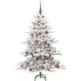vidaXL Umjetno božićno drvce s nogom with LEDs s stalakom 150cm PVC | shoptok.hr