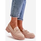 Boto Women's Moccasins With Decoration Eco Leather Beige Tialorae | shoptok.hr