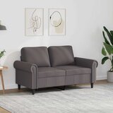  Dvosjed od tkanine siva 120 cm od umjetne kože | shoptok.hr