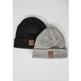 Urban Classics Children's Hat Logopatch 2-Pack Black+Grey | Shoptok.si