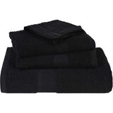  Kopalne brisače 4 kos črna 100x150 cm 360 g/m² 100% bombaž | Shoptok.si