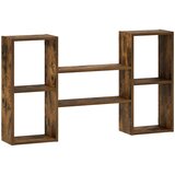  Zidna polica Dimljeni hrast 102 x 17 x 59 cm Prerađeno drvo | shoptok.hr