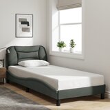 Maison Chic Posteljni okvir - Enojna postelja - Postelja za odrasle brez vzmetnice temno siv 90x190 cm blago-J7907, (21775295) | Shoptok.si