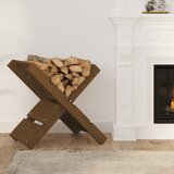  Držač za cjepanice smeđi 47 x 39,5 x 48 cm od masivne borovine | shoptok.hr