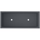  Povišeni Vrtni Planter Antracit 60 x 26 x 45 cm Čelik | shoptok.hr
