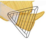 vidaXL Osvetljen kot Toplo bela 116 x 29 x 158,5 cm Poliester | Shoptok.si