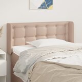 vidaXL Vzglavje z ušesi kapučino 83x16x78/88 cm umetno usnje | Shoptok.si