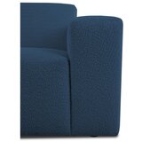 Scandic Temno modra sedežna garnitura iz tkanine bouclé 228 cm Roxy – | Shoptok.si