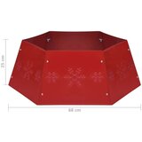 vidaXL Podloga za božićno drvce crvena Ø 68 x 25 cm | shoptok.hr