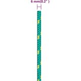  Brodski konop zeleni 6 mm 250 m od polipropilena | shoptok.hr