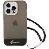 Guess Ohišje za Apple iPhone 14 Pro Max Barve s trakom z biseri, ?rna, (21244280) Cene