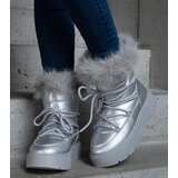 Gemre Silver insulated snow boots with fur Arilla | ePonuda.com