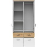 Lesnina-XXXL omara za oblačila brando, bela, hrast, š. 91 cm | Shoptok.si