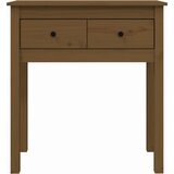  Konzolni stol boja meda 70 x 35 x 75 cm od masivne borovine | shoptok.hr