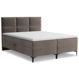 Makamii Smeđi boxspring krevet s prostorom za odlaganje 180x200 cm Pakalana – | shoptok.hr
