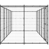  Vanjski kavez za pse s krovom čelični 12 1 m² | shoptok.hr