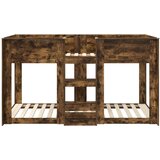 Krevet na kat za djecu Dimljeni hrast 90 x 200 cm | shoptok.hr