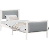  Okvir za krevet Svijetlo siva 75 x 190 cm tkanina | shoptok.hr