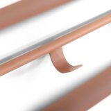 Spinder Design Metalna zidna vješalica u boji lososa s policom Rex – | shoptok.hr