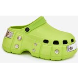 Boto Women's sandals on a massive platform lime green Korina | Shoptok.si