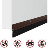  Držač četke za vrata 2 pcs Smeđa 100 cm Aluminijski legura | shoptok.hr