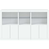  Komoda z LED lučkami bela 162x37x100 cm | Shoptok.si