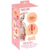 Nature Skin masturbator za vaginu i usta (neutralna boja) | shoptok.hr