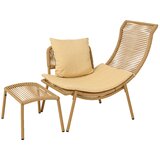 Dekordom baštenski set 2/1 Stolica relax i tabure 9899207 KMG Cene