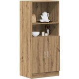 vidaXL Kuhinjska omarica artisan hrast 57x41,5x131,5 cm inž. les | Shoptok.si