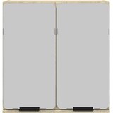 vidaXL Kopalniška omarica z ogledalom sonoma hrast 64,5x20x66,5 cm | Shoptok.si