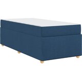  Krevetna konstrukcija s madracem Plava 90 x 190 cm tkanina | shoptok.hr