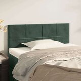  Posteljno vzglavje temno zeleno 100x5x78/88 cm žamet, (20952917) | Shoptok.si