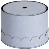 Bigso Box of Sweden Svetlo sive kartonaste škatle s pokrovom za shranjevanje v kompletu 2 ks ø 26x17,5 cm Wilma – | Shoptok.si