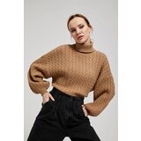 Moodo Turtleneck sweater with puff sleeves | shoptok.hr