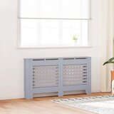  Pokrov za radijator antracit 152 x 19 x 81,5 cm MDF | shoptok.hr