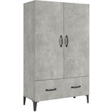 Maison Chic Komoda - Predalnik betonsko siva 70x31x115 cm konstruiran les, (21720299) | Shoptok.si