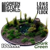 Green Stuff World Long Grass Flock 100mm Dark Green | Duga trava 100mm tamno zelena | Eponuda.com