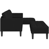  Set sofe s jastukom 2 pcs Crna Poliester | shoptok.hr